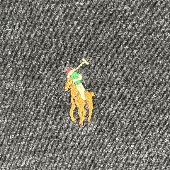 Polo Ralph Lauren Polo Shirt Mens 4XB Charcoal Gray Embroidered Pony Logo Big - Picture 4 of 11